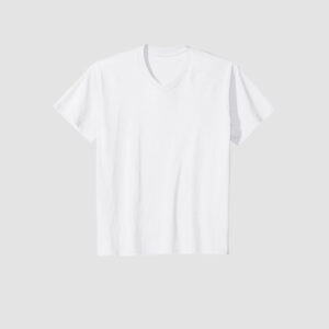 camiseta niño cuello V lisa