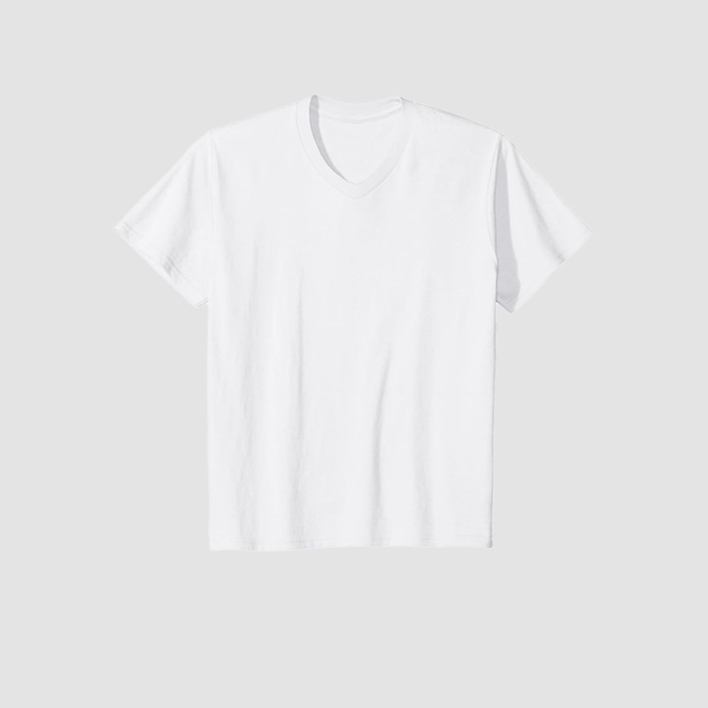 camiseta niño cuello V lisa