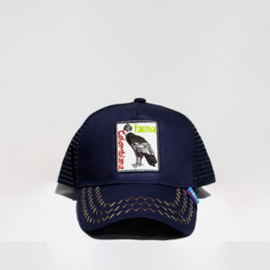 gorra snapback azul bordada